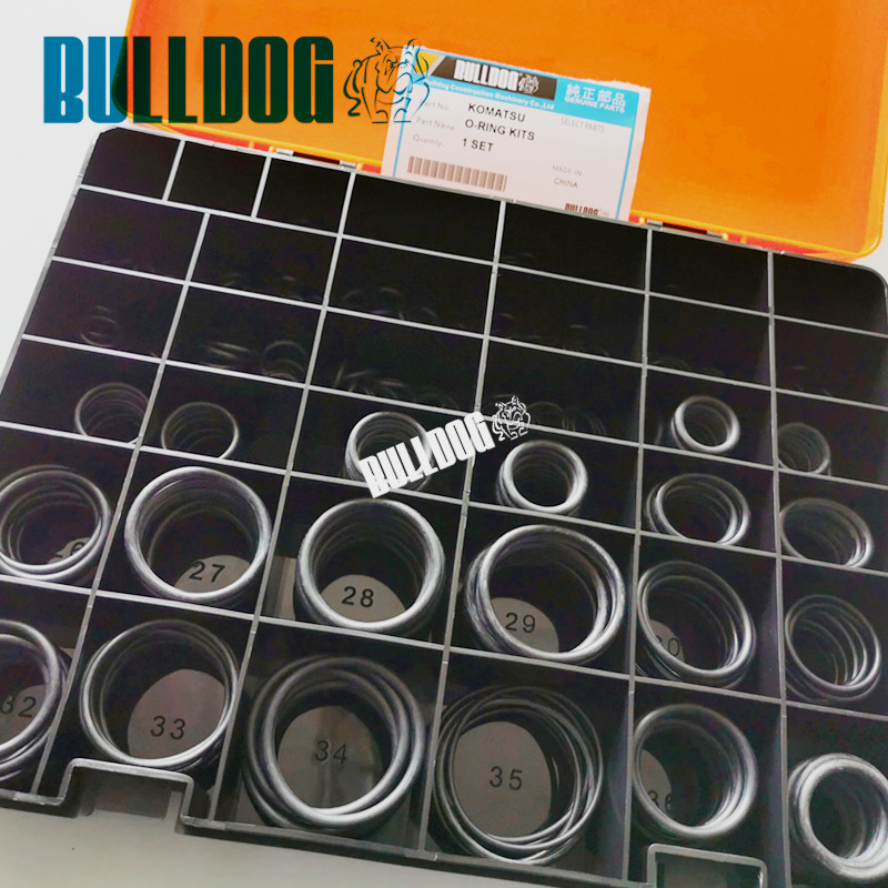 Excavator heat resistant O Ring Seal Kit Hydraulic HNBR o ring kit For Komatsu
