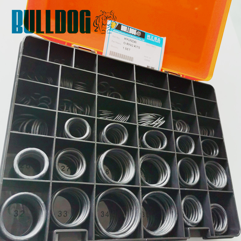 Hydraulic Gasket O Ring Seal Kit Rubber O Ring Set Box 91E1-27300 Fit HYUNDAI